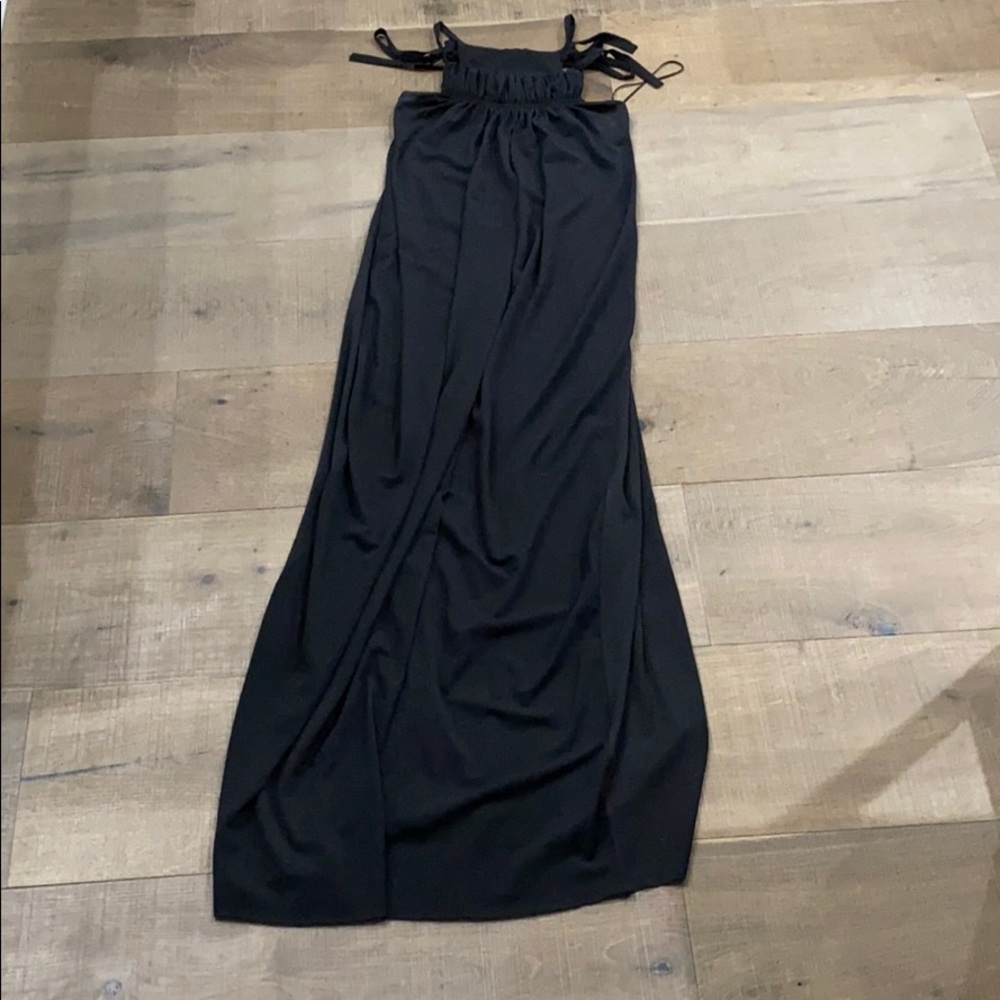 Zara black maxi dress